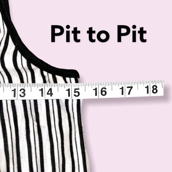 Anthropologie W5 Boho Blouse Black White Sleeveless Tassels Womens Size Small - Picture 5 of 7